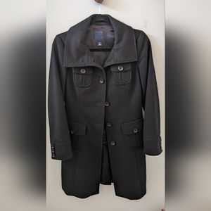 GAP Black Wool Coat